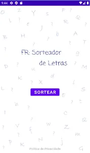 FR: Sorteador de Letras screenshot 0