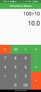 Calculadora Básica screenshot 0