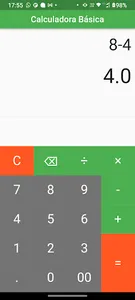 Calculadora Básica screenshot 2