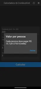 CALCULADORA COMBUSTÍVEL screenshot 2