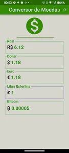 Conversor de moedas screenshot 3