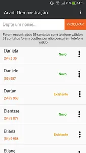 4GYM Contatos screenshot 1