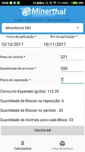 Calculadora Minerblock screenshot 1