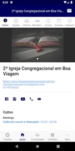 2ª Igreja Congregacional em Bo screenshot 2
