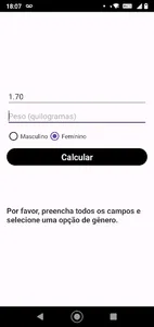 Calculadora de Peso Ideal screenshot 0