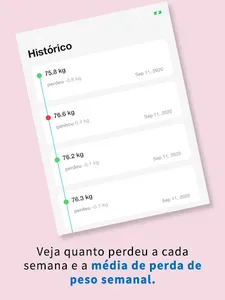 Diário de Peso Ideal screenshot 5