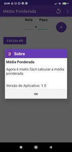 Média Ponderada screenshot 3