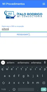 Wi Procedimentos screenshot 0