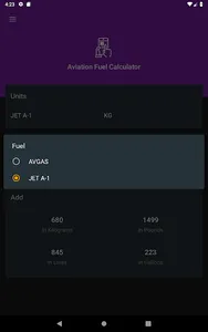 Knapp Aviation Fuel Calculator screenshot 12