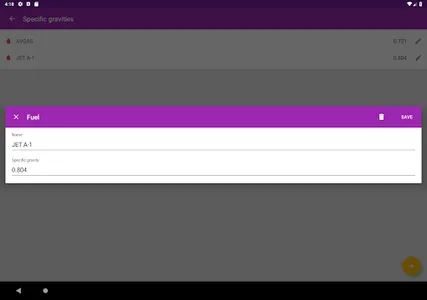 Knapp Aviation Fuel Calculator screenshot 15