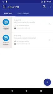 Juspro App screenshot 1
