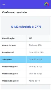 Calculadora IMC screenshot 3