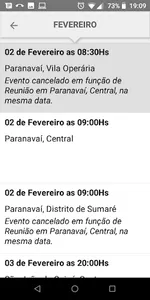 AGENDA DE ENSAIO 2020 - PARANA screenshot 1