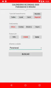 AGENDA DE ENSAIO 2020 - PARANA screenshot 10