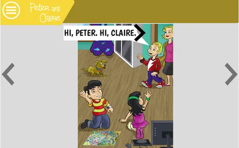 Kinderbooks - Peter and Claire screenshot 1