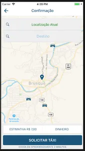 Leader Táxi App - Demonstração screenshot 2