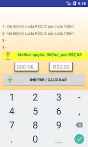 Beverage Calculator screenshot 2