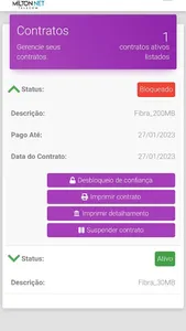 Assinante MiltonNet Telecom screenshot 13