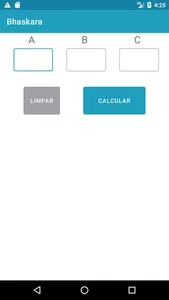 Cálculo de Bhaskara - Equação  screenshot 0