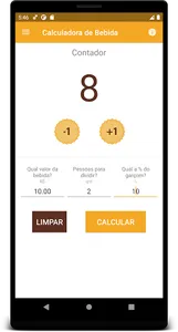 Calculadora de Bebida Cerveja screenshot 4