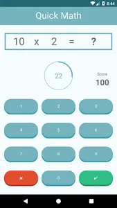 Quick Math - Resolva problemas screenshot 1