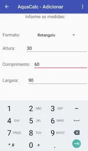 AquaCalc Fish Tank Calculator screenshot 1