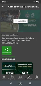 TV Coxa Prime screenshot 2