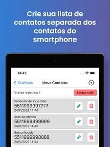 GoWhats - contatos rápidos screenshot 11