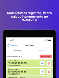 GoWhats - contatos rápidos screenshot 13