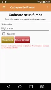Controle e lista de filmes - M screenshot 2