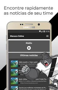 Macaca Online - Notícias da Po screenshot 1