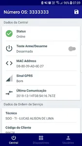 Orsegups Smart Home Config screenshot 1