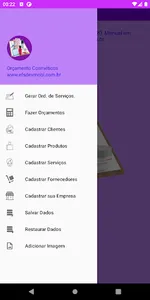 Orçamento Cosméticos Pro screenshot 1