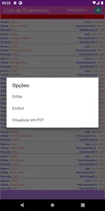 Orçamento Cosméticos Pro screenshot 2