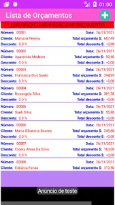 Orçamento Cosméticos screenshot 2