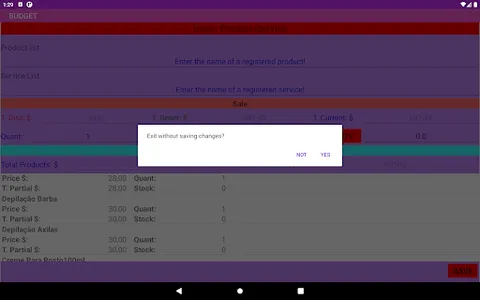 Orçamento Cosméticos screenshot 21