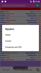 Orçamento Cosméticos screenshot 5