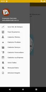 Orçamento Eletricista Pro screenshot 0