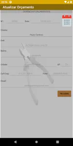 Orçamento Eletricista Pro screenshot 1