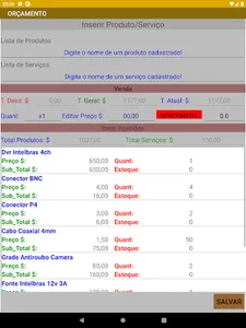 Orçamento Eletricista Pro screenshot 10
