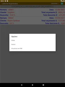 Orçamento Eletricista Pro screenshot 11