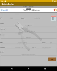 Orçamento Eletricista screenshot 8