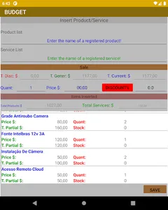 Orçamento Eletricista screenshot 9