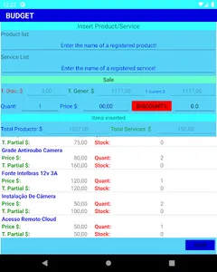 Orçamento Informática screenshot 10