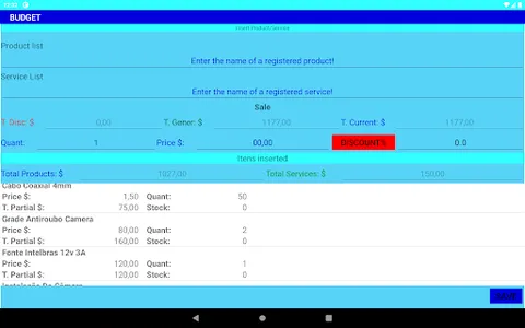 Orçamento Informática screenshot 18