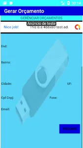 Orçamento Informática screenshot 2