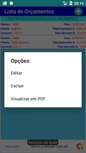 Orçamento Informática screenshot 4