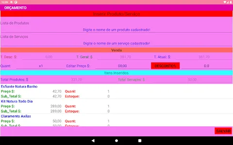 Orçamento Manicure Pro screenshot 21