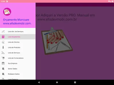 Orçamento Manicure Pro screenshot 9
