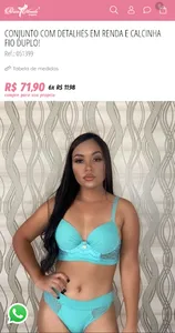 Patrícia Almeida Lingerie screenshot 2